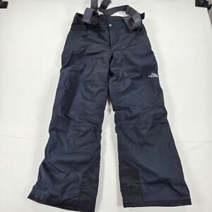 The North Face Snowquest Suspender Plus Pants in Black Youth Size Large